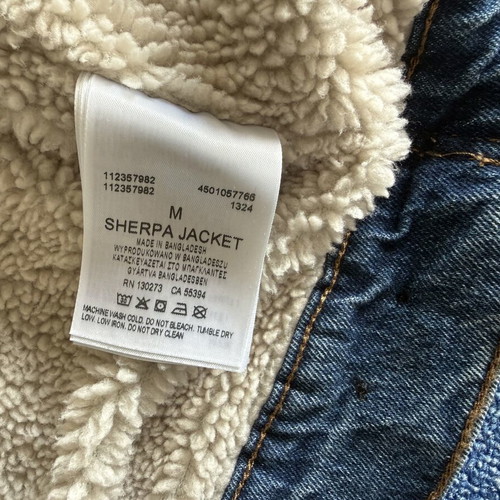 Lee Sherpa Trucker Jacket new, men's winter jacket, M/L, blue
