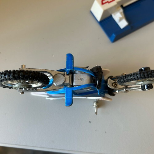Metal miniature motorcycle used, amazing rare model