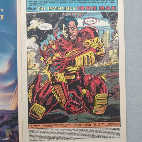 Vintage Iron Man #306 Marvel Superhero Comic Book used