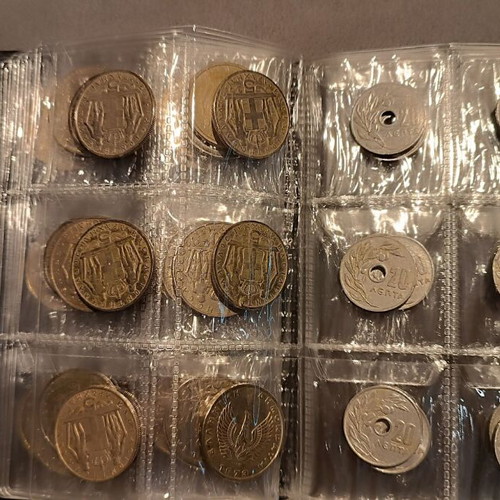 Album of 60 collectible coins