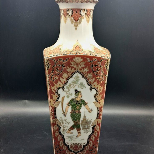 AK Kaiser Siam vintage porcelain vase, 39.5 cm