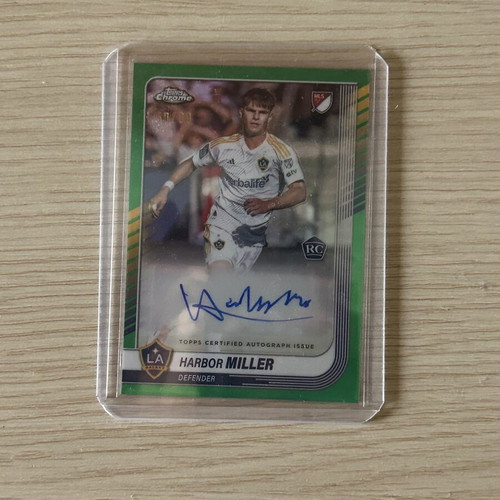 Harbor Miller Rookie Auto /99 Topps Chrome MLS 2025-26 like new