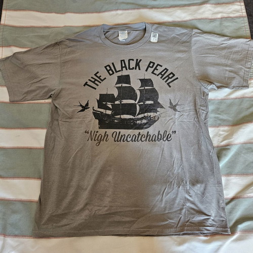 Disney The Black Pearl T-shirt, large, grey