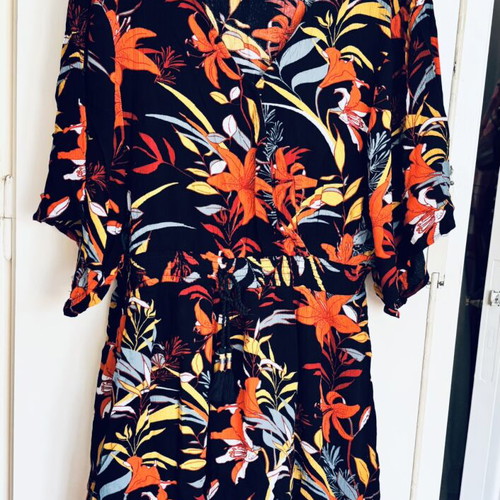 Superdry colorful jumpsuit, lined, size L