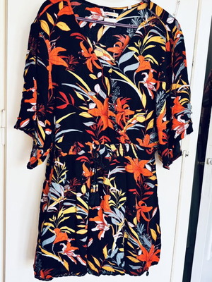 Superdry colorful jumpsuit, lined, size L