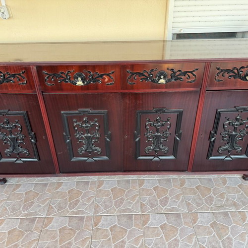 Buffet with display cabinet used, good condition