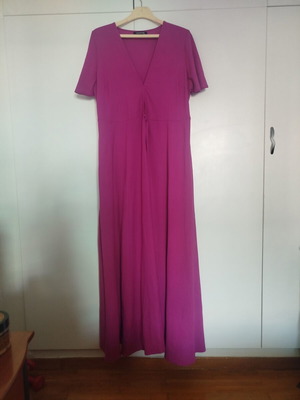 Maxi dress Noobass XL, like new, burgundy with front slit