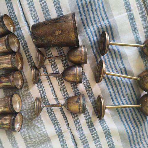 Collectible vintage items like new, set of 14 pieces