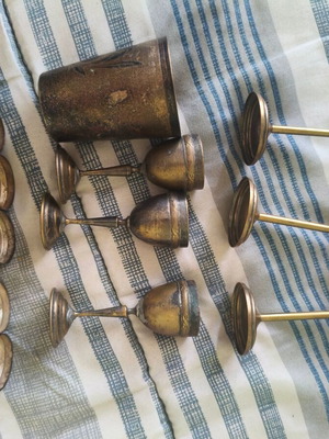 Collectible vintage items like new, set of 14 pieces