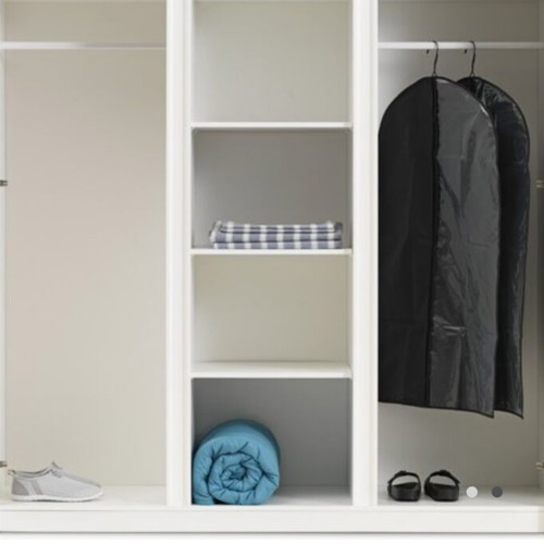 Vedde wardrobe like new, 167x197 cm, white with mirror