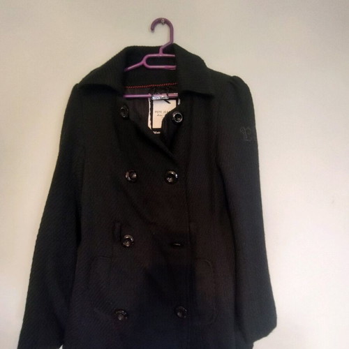 Pepe Jeans coat black, elegant, like new