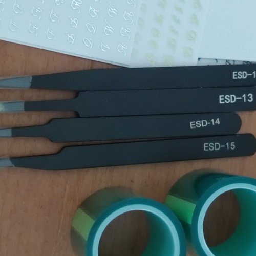 Large craft set with tools and decorations, new