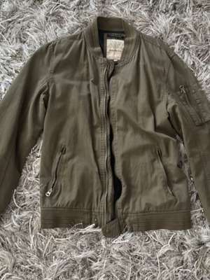 Funky Buddha khaki bomber jacket like new, size L