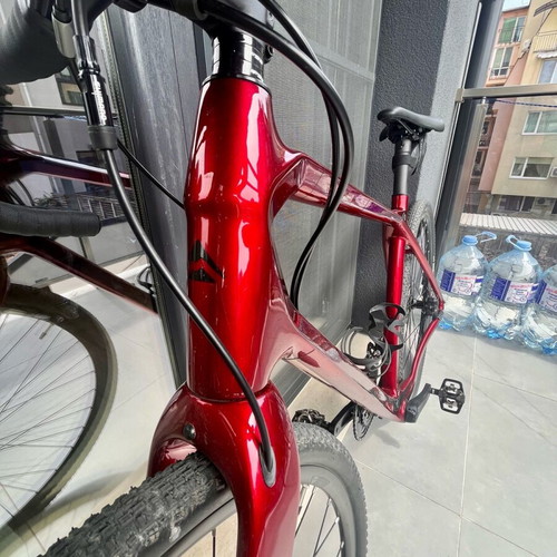 Merida Silex 4000 Gravel Bike like new, red, 700c wheels