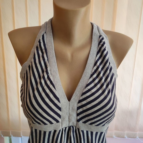 Tommy Hilfiger Denim 2-in-1 Striped Summer Dress size L like new