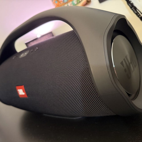 JBL Boombox portable Bluetooth speaker with carrying case