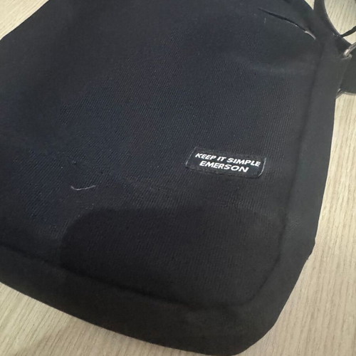 Emerson men's shoulder bag black like new