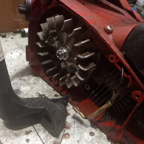 Pruning chainsaw used for spare parts