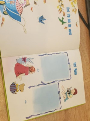 Vintage λεύκωμα Baby's First Diary Five Years καινούργιο