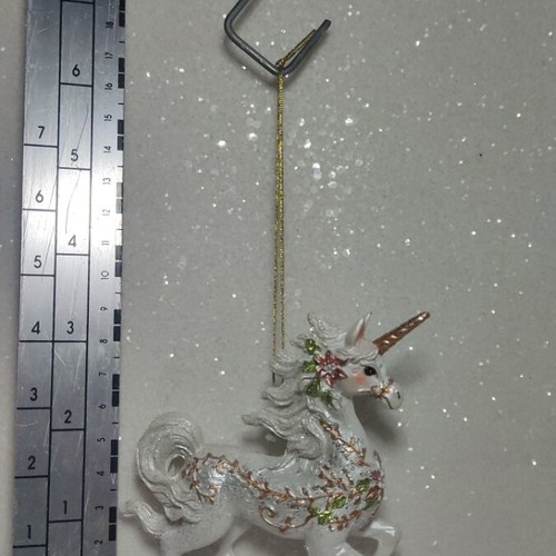 Unicorn hanging ornament