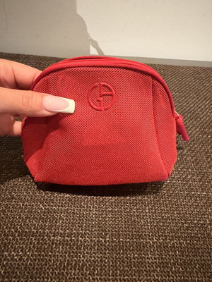 Armani toiletry bag new, red