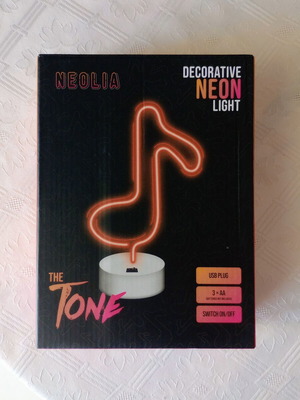 Decorative Neon Light The Tone like new, red color