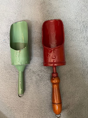 Σέσουλες παλιές χειροποίητες μεταχειρισμένες, μεταλλικές (2)