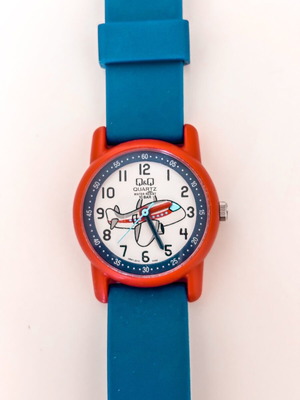 Q&Q children's watch like new, blue