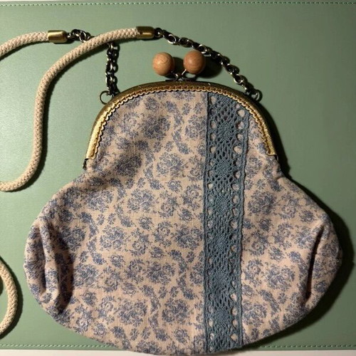 Dafne Cross Body Shoulder Bag new, turquoise and gold