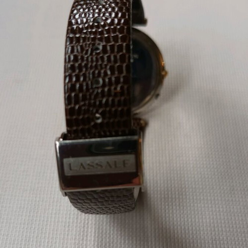 Seiko Lassale quartz watch used unisex with moon phase indicator