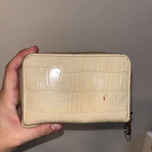 Stradivarius wallet used, beige