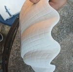 Ceramic decorative shell new