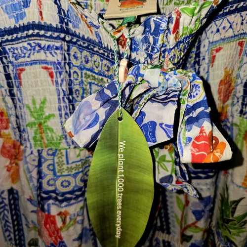 Farm Rio maxi dress XL new, colorful tropical print