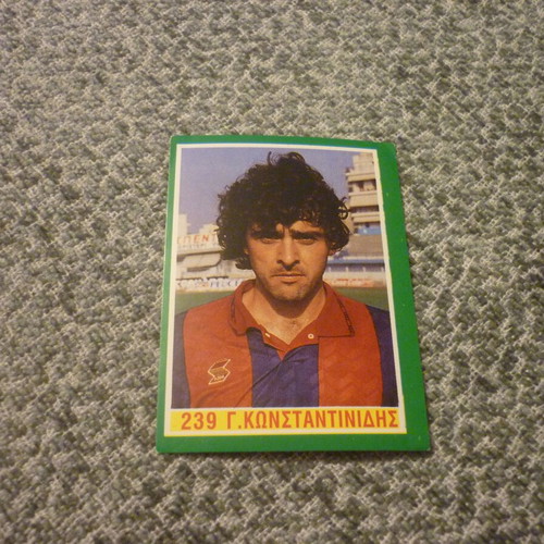 G. Konstantinidis Veria sticker new, Greek Football 1994 Carousel #239