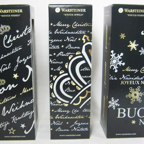 Warsteiner 2010 Christmas Edition Beer Glasses Set of 3 New 0.33L
