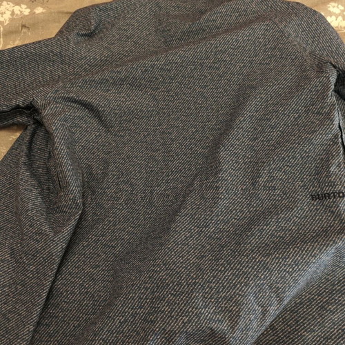 Burton men's jacket like new, size large, gray and blue