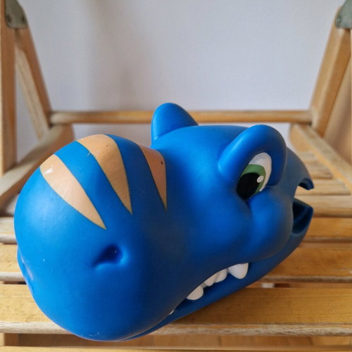 Micro ScootaHeadz Blue Dino head for scooter like new