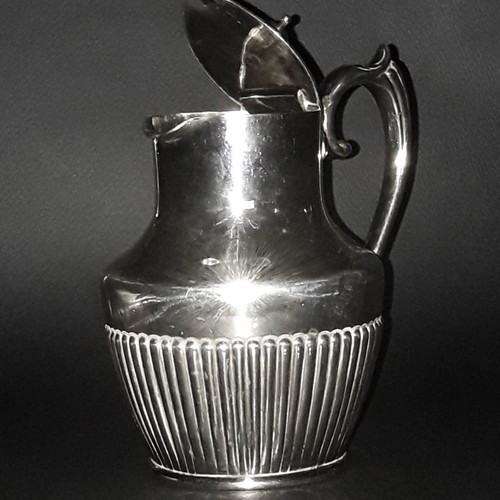 James Deakin Sheffield England silver-plated jug used, antique