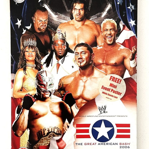 WWE The Great American Bash 2006 DVD used, English audio