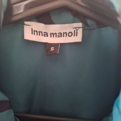 Inna Manoli shorts and jacket set like new, black and green