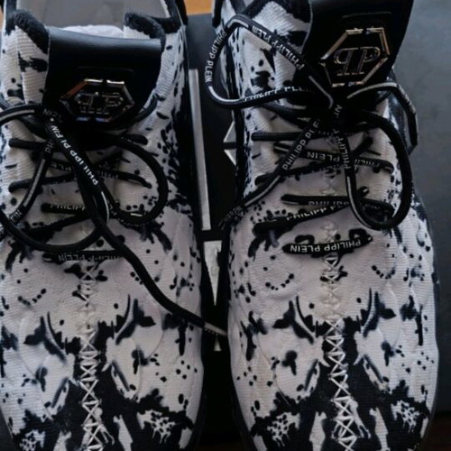 Philip Plein sneakers new, size 44, black and white