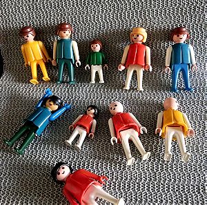 Παιχνίδια. Δέκα Φιγούρες Playmobil Geobra 1974