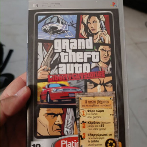 PSP games used with Grand Theft Auto and Medievil