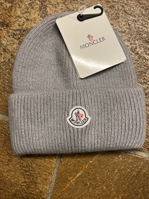 Moncler Unisex Beanie New Gray
