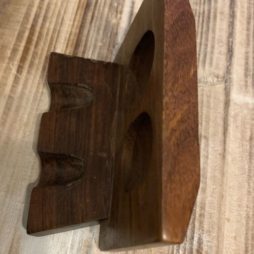 Wooden pipe stand used
