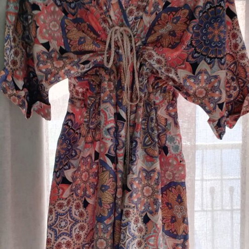 Kimono with patterns like new, multicolored, size XL