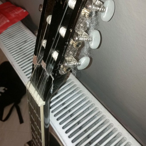 Classical guitar 4/4 used with case and footstool option
