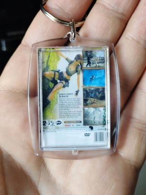 Lara Croft Tomb Raider Legend PS2 keychain new