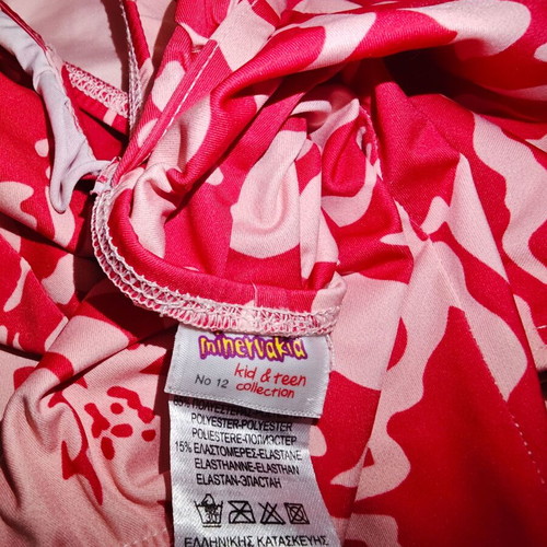 Minerva girls' swimsuit like new, size 140 cm