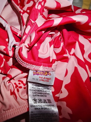Minerva girls' swimsuit like new, size 140 cm